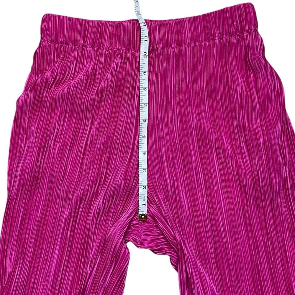 NWOT Altar’d State Plisse Pant Wide Leg Crinkle M - Picture 8 of 12